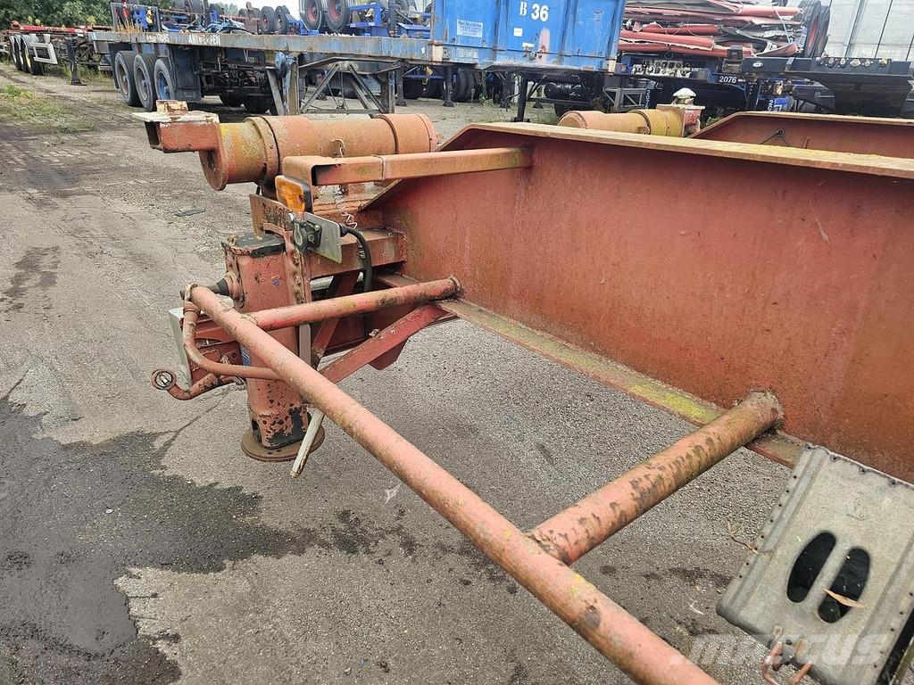 LAG O 3-39/ 40 foot tipper chassis/ steel/ saf drum./ Containerchassis
