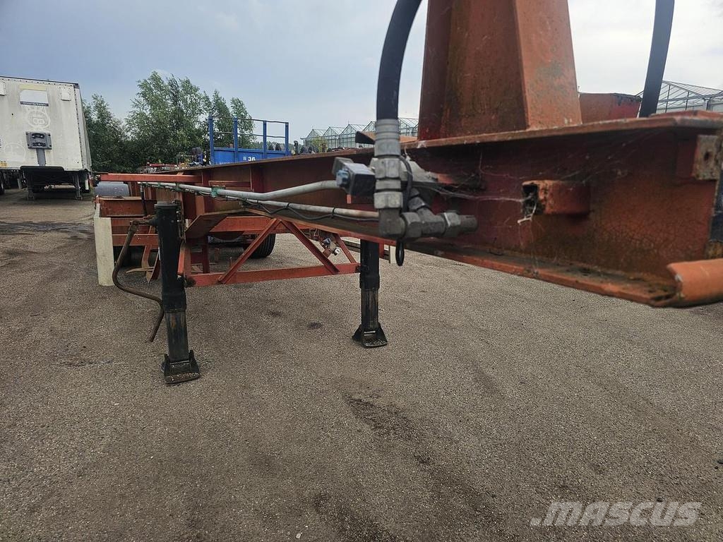 LAG O 3-39/ 40 foot tipper chassis/ steel/ saf drum./ Containerchassis