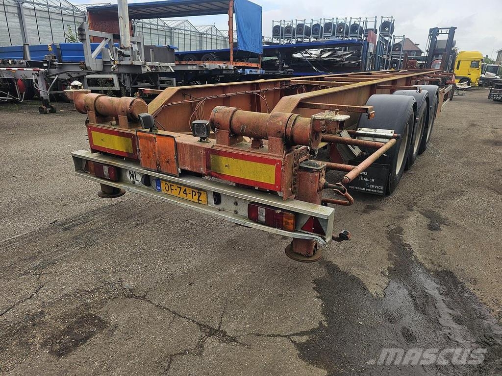 LAG O 3-39/ 40 foot tipper chassis/ steel/ saf drum./ Containerchassis