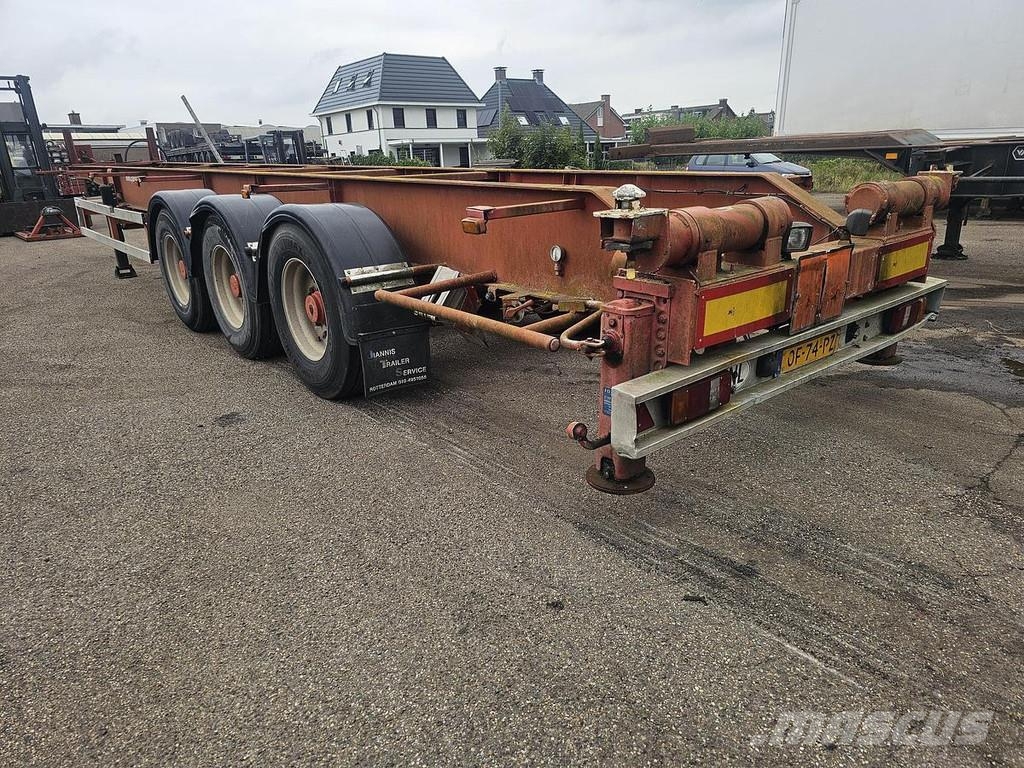 LAG O 3-39/ 40 foot tipper chassis/ steel/ saf drum./ Containerchassis