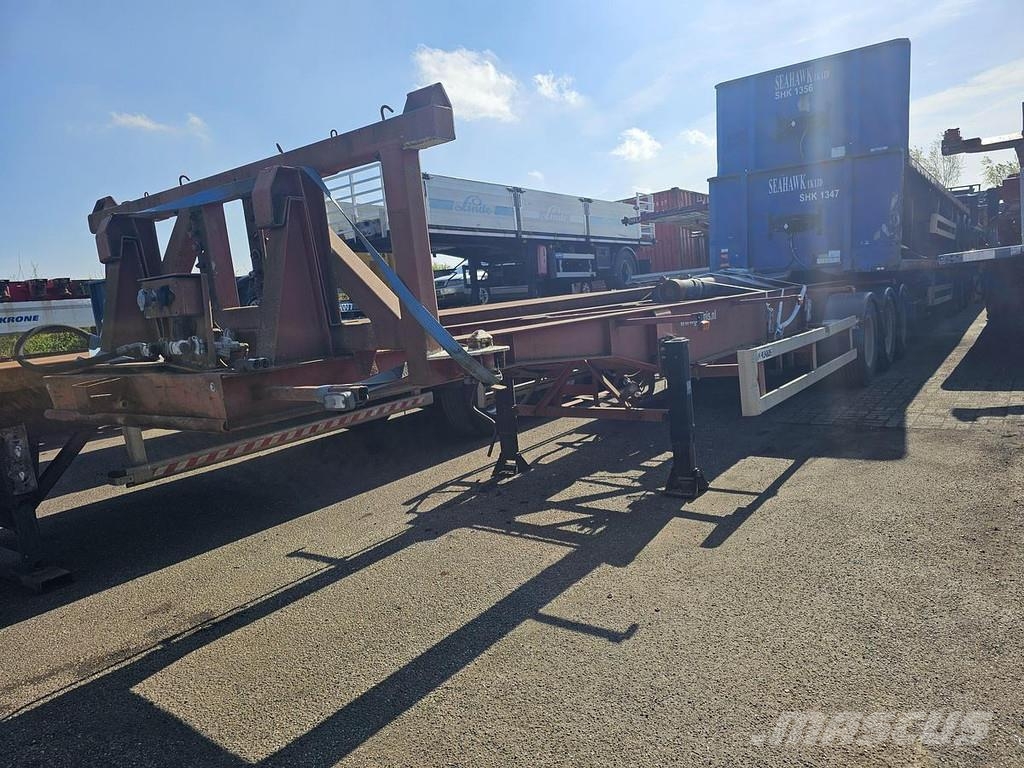 LAG O 3-39/ 40 foot tipper chassis/ steel/ saf drum./ Containerchassis
