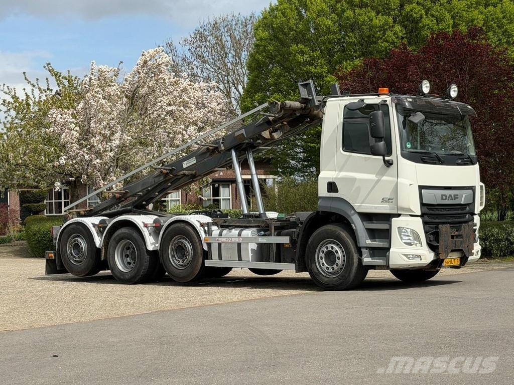 DAF CF 410 FAQ 8x2!!EURO6!!CABLE SYSTEM!! NL TRUCK شاحنات الرافعات الخطافية