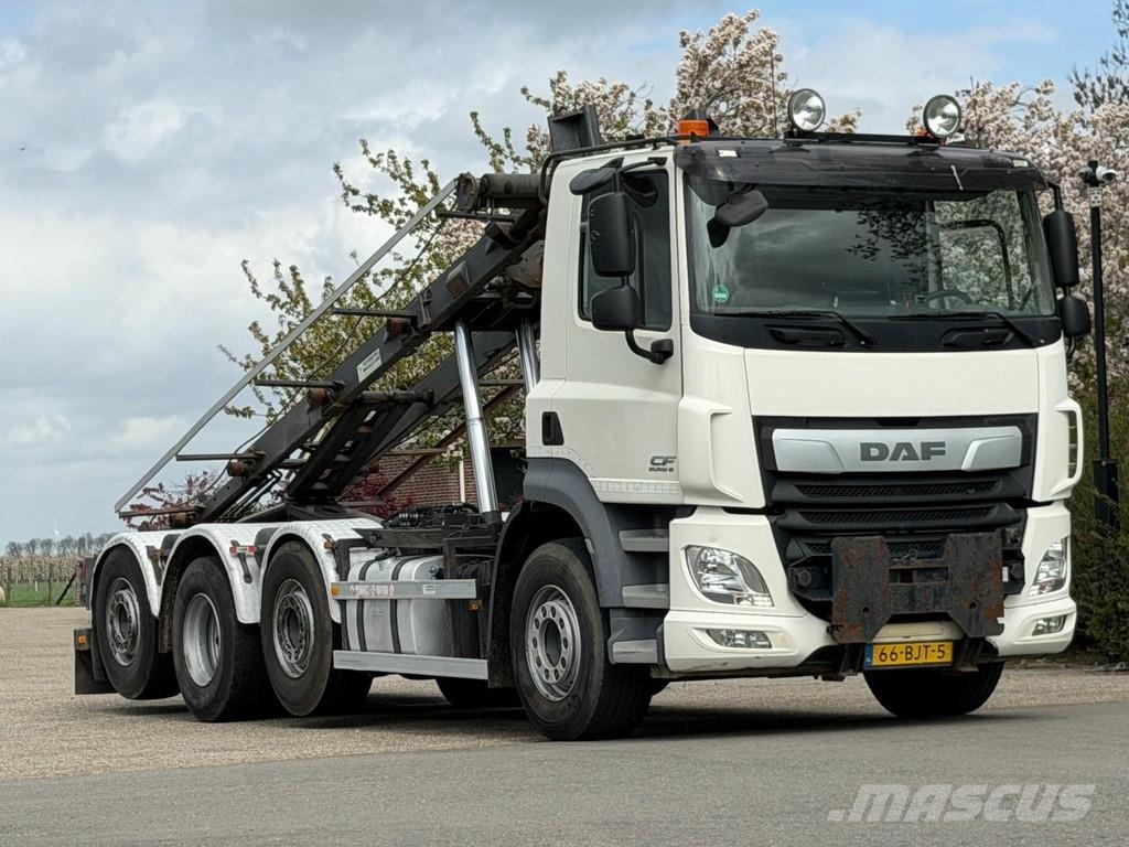 DAF CF 410 FAQ 8x2!!EURO6!!CABLE SYSTEM!! NL TRUCK شاحنات الرافعات الخطافية