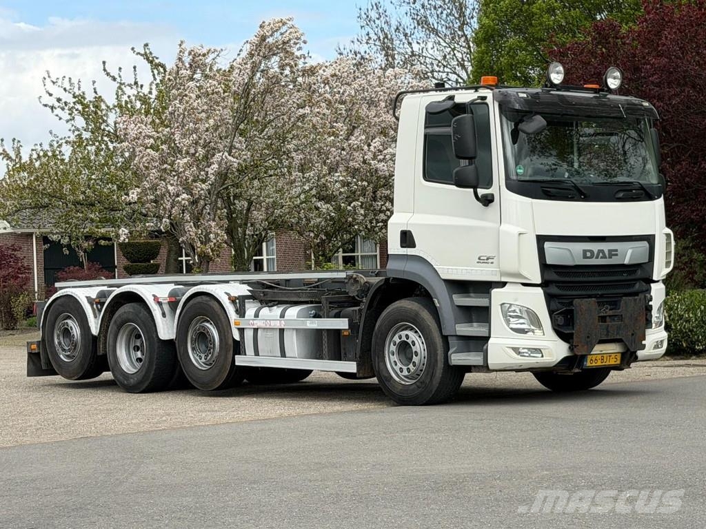 DAF CF 410 FAQ 8x2!!EURO6!!CABLE SYSTEM!! NL TRUCK شاحنات الرافعات الخطافية