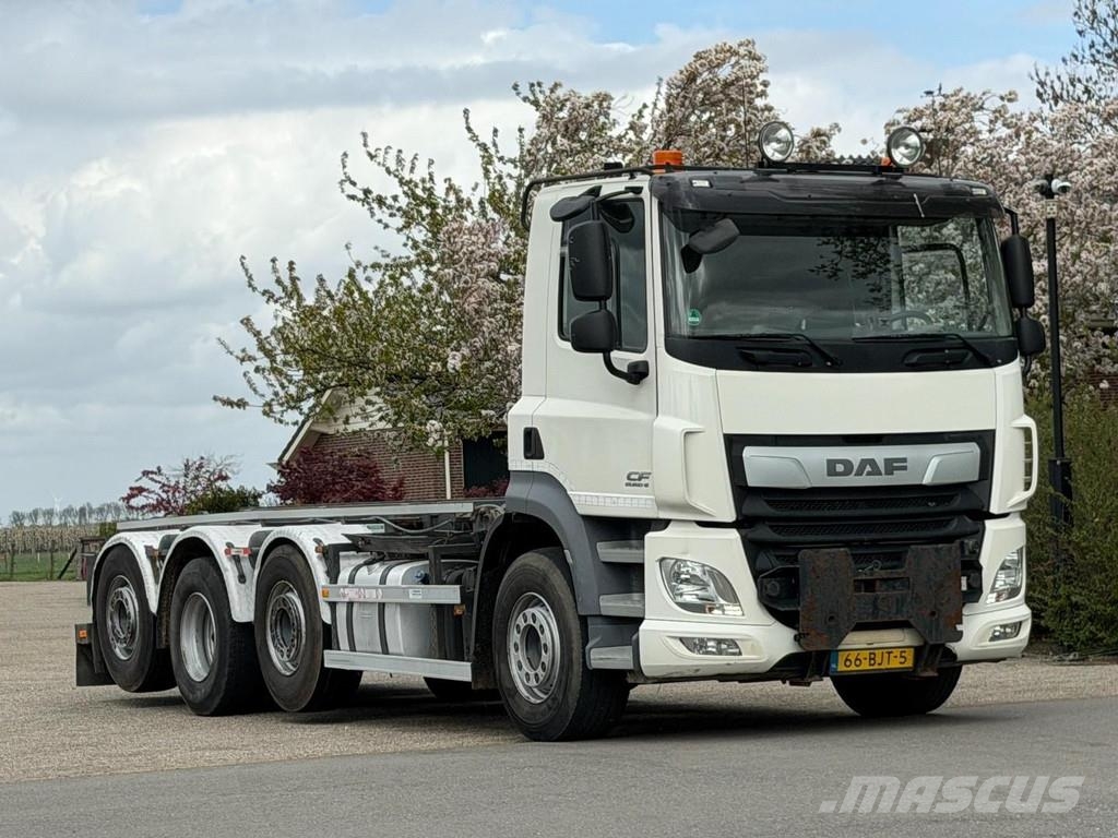 DAF CF 410 FAQ 8x2!!EURO6!!CABLE SYSTEM!! NL TRUCK شاحنات الرافعات الخطافية