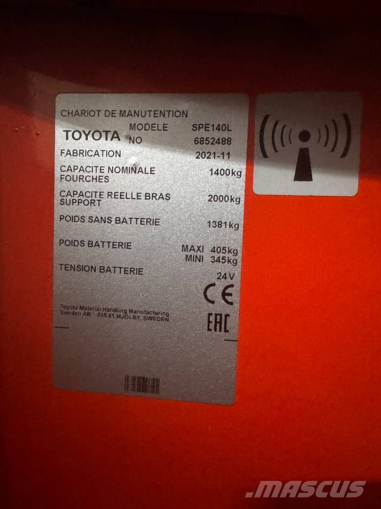 Toyota SPE 140 Gerbeurs Automoteurs