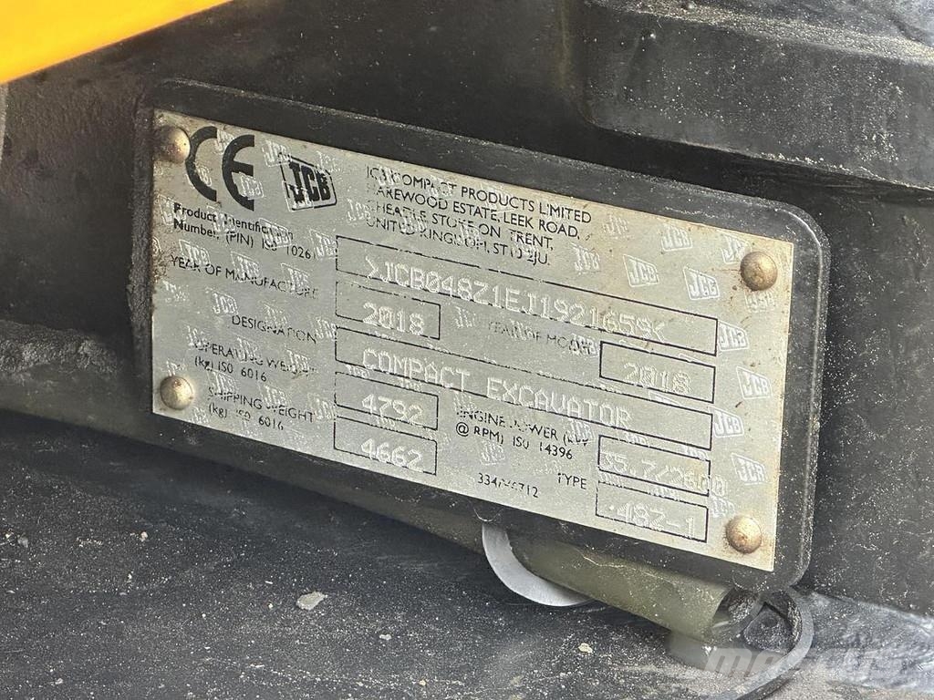 JCB 48Z-1 履带挖掘机