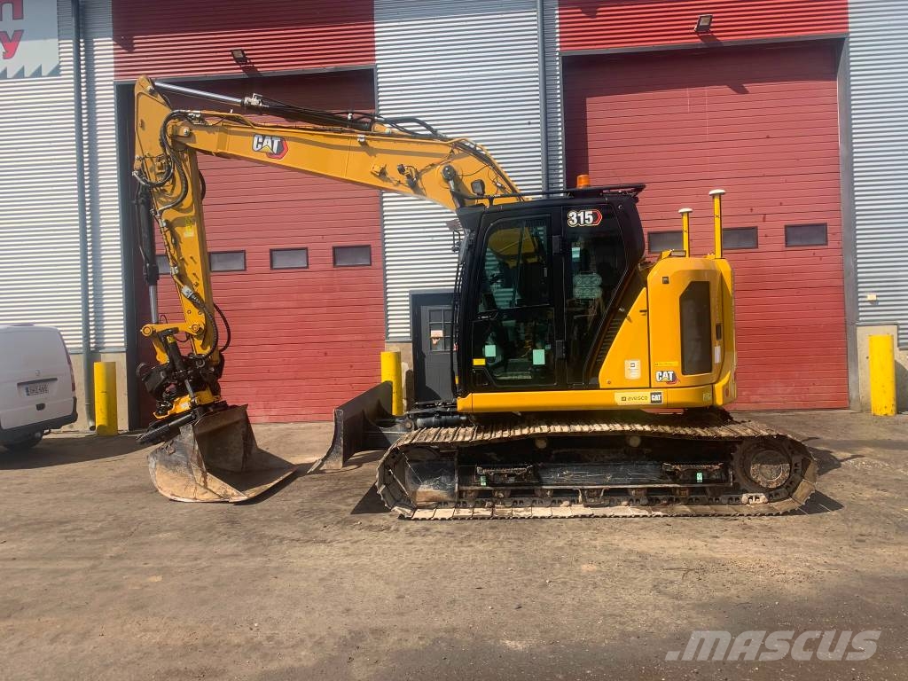 CAT 315 NextGen / 3D, Engcon, Rasvari, 3 kauhaa Escavatori cingolati