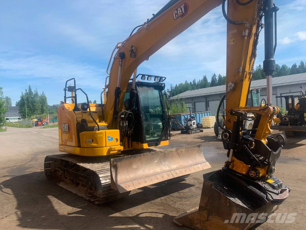 CAT 315 NextGen / 3D, Engcon, Rasvari, 3 kauhaa Escavatori cingolati