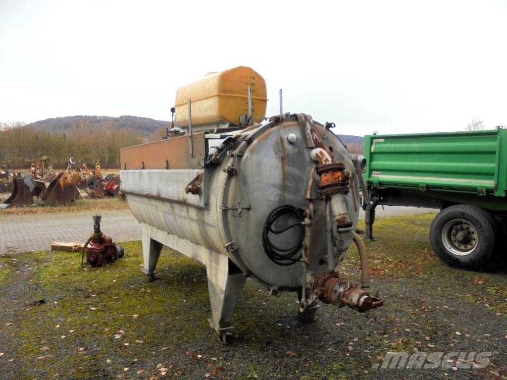 Müller-Mitteltal CHK Vakuumfass mit Pumpe Contenedores cisterna