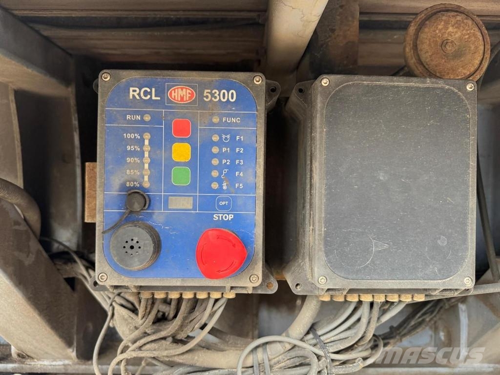 Lecitrailer p3 - 3 AXLE BPW LAST AXLE STEERING + HMF 1820K3 + Semirimorchio a pianale