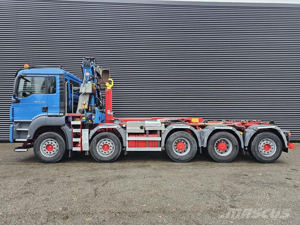 MAN TGS 47.440 BBL / 10X4 HOOKLIFT + Z CRANE Φορτηγά με Γερανό