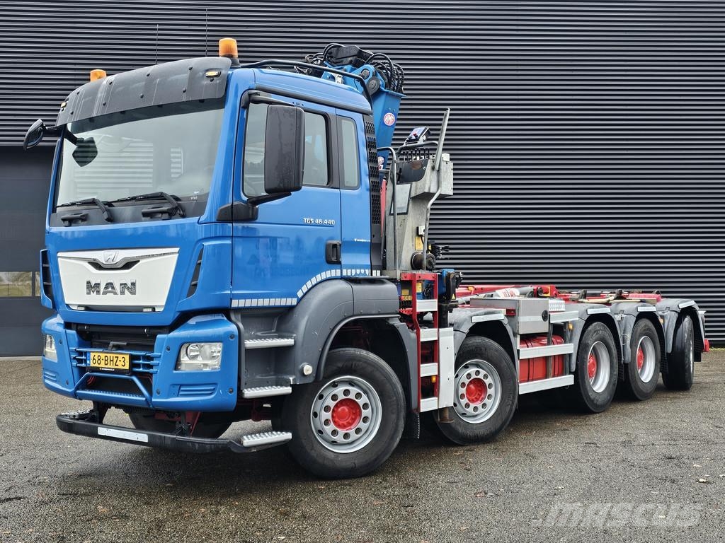MAN TGS 47.440 BBL / 10X4 HOOKLIFT + Z CRANE Φορτηγά με Γερανό