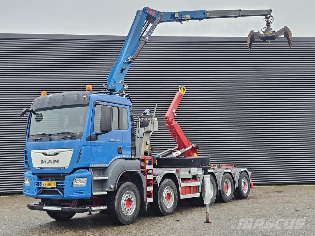 MAN TGS 47.440 BBL / 10X4 HOOKLIFT + Z CRANE Φορτηγά με Γερανό