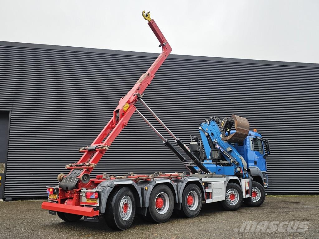 MAN TGS 47.440 BBL / 10X4 HOOKLIFT + Z CRANE Φορτηγά με Γερανό