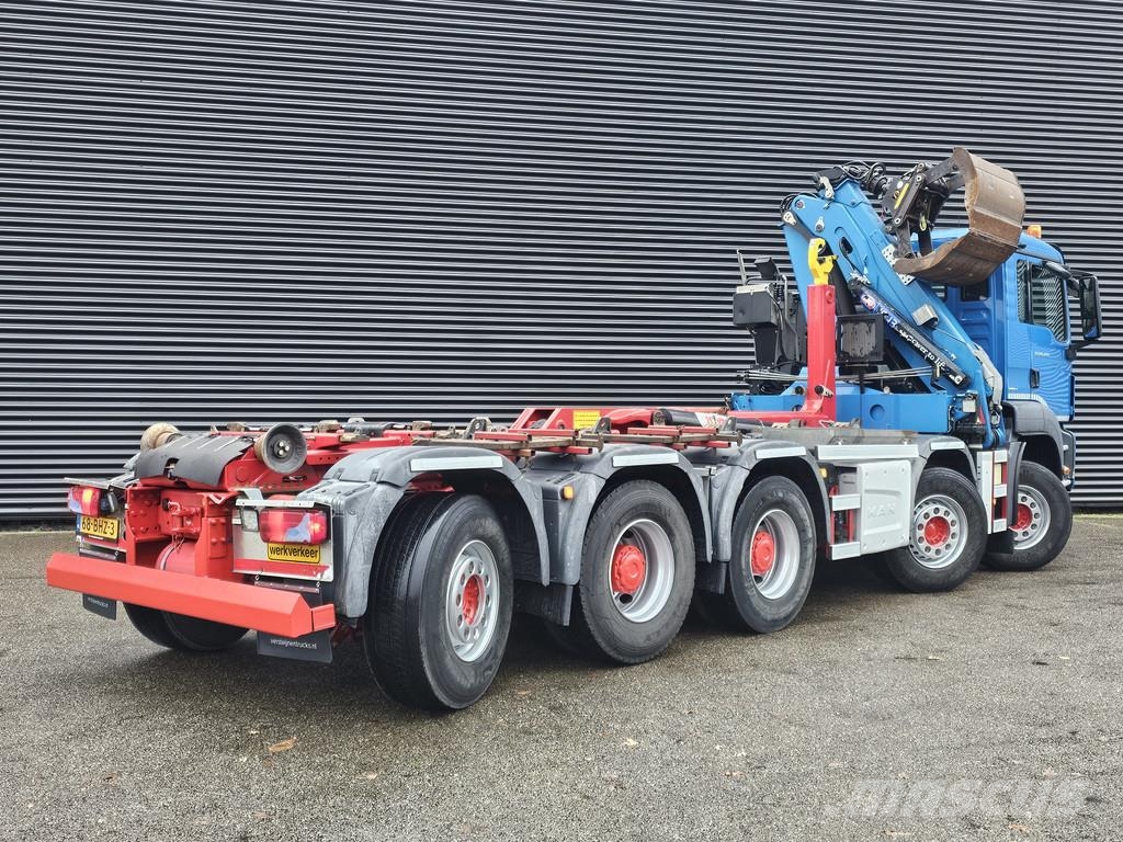 MAN TGS 47.440 BBL / 10X4 HOOKLIFT + Z CRANE Φορτηγά με Γερανό