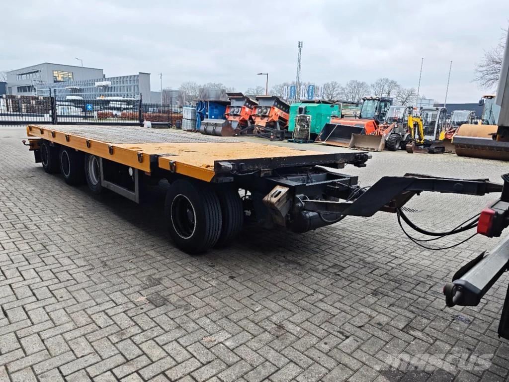 Renders TAN 4-2L Liftaxle Twistlocks German Trailer! Pritschenanhänger