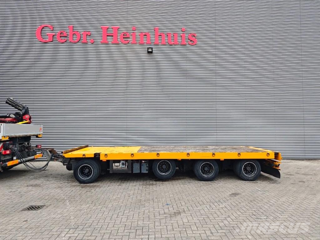 Renders TAN 4-2L Liftaxle Twistlocks German Trailer! Pritschenanhänger