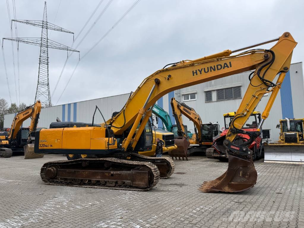 Hyundai R320 NLC-7A Kettenbagger OQ80 Bageri guseničari