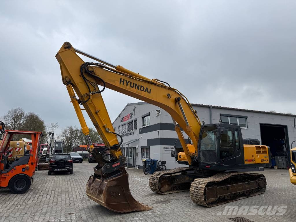 Hyundai R320 NLC-7A Kettenbagger OQ80 Bageri guseničari