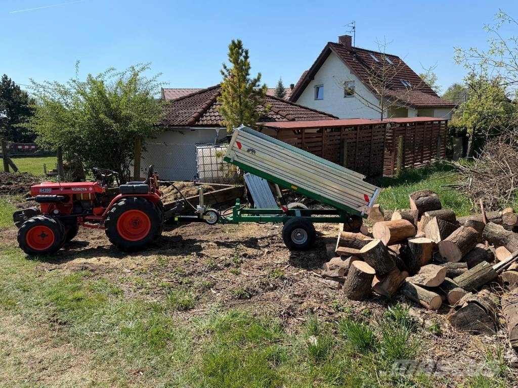 Hydraulicky sklopný vozík za malotraktor HT15 Kiper prikolice
