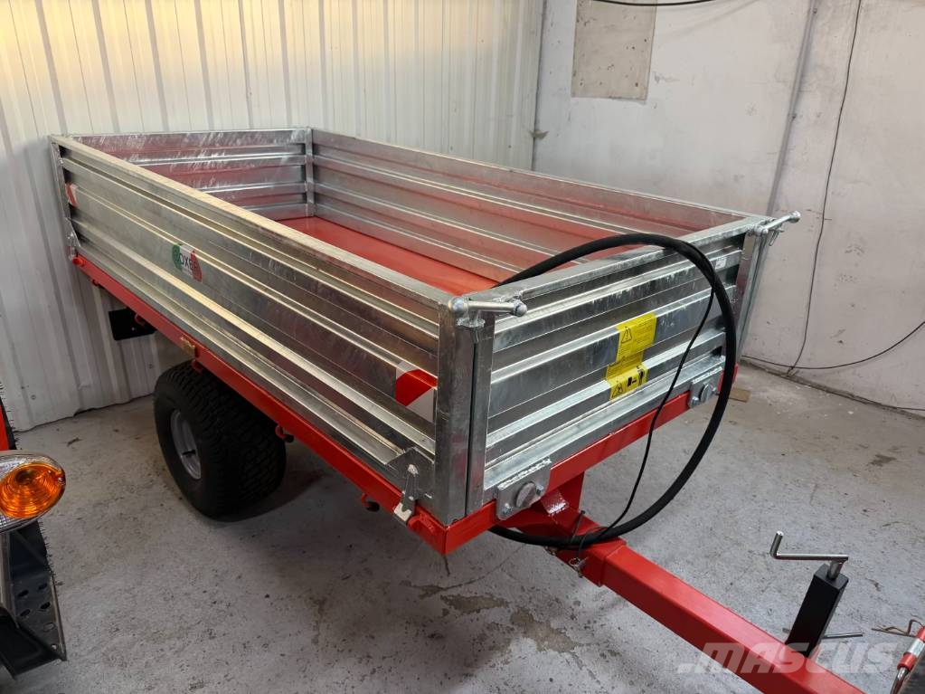 Hydraulicky sklopný vozík za malotraktor HT15 Kiper prikolice