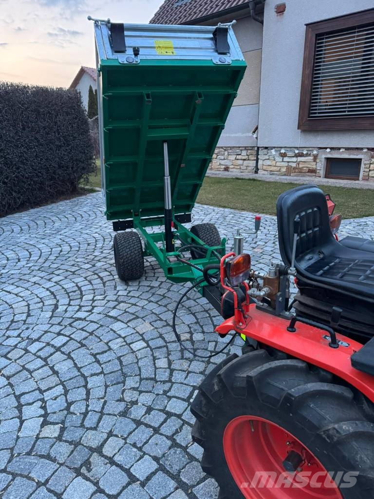 Hydraulicky sklopný vozík za malotraktor HT15 Kiper prikolice