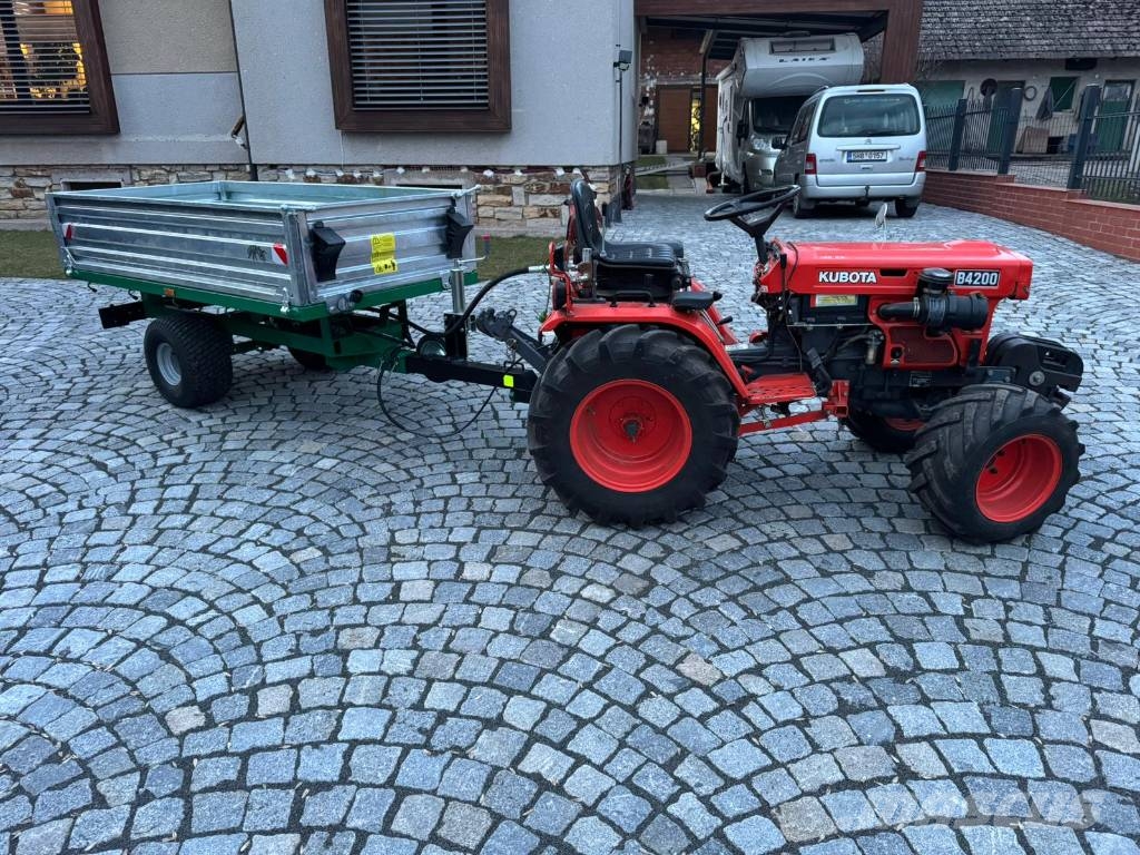 Hydraulicky sklopný vozík za malotraktor HT15 Kiper prikolice