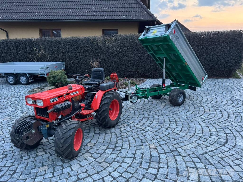 Hydraulicky sklopný vozík za malotraktor HT15 Kiper prikolice