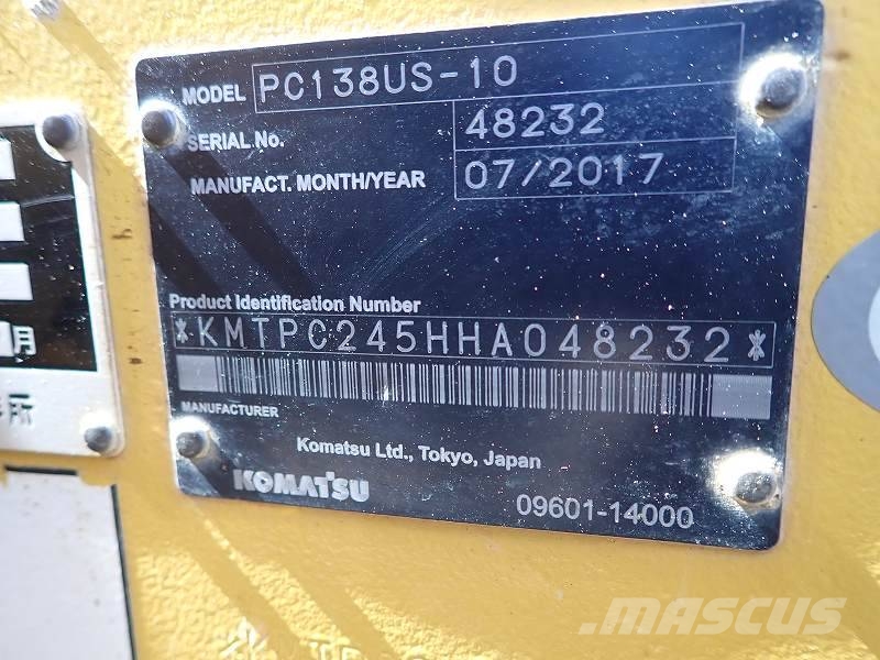 PC PC138US‑10 حفارات زحافة