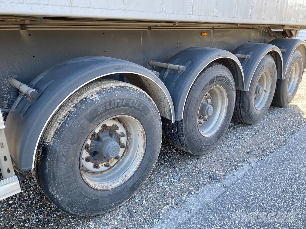 AMT 4 akslet 36 m3 tiptrailer med Ecotop Semi-trailer med tip