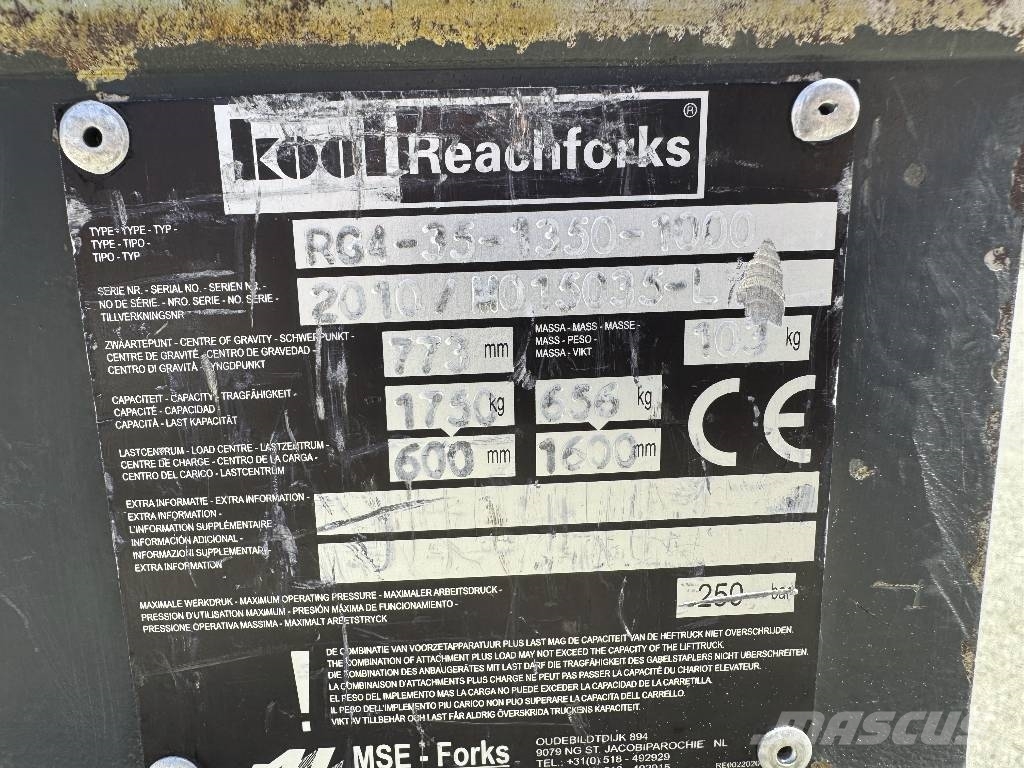Nissan 1Q2L25Q *Triplex+Kool Reachforcks*2960 h Top Elektrikli forkliftler
