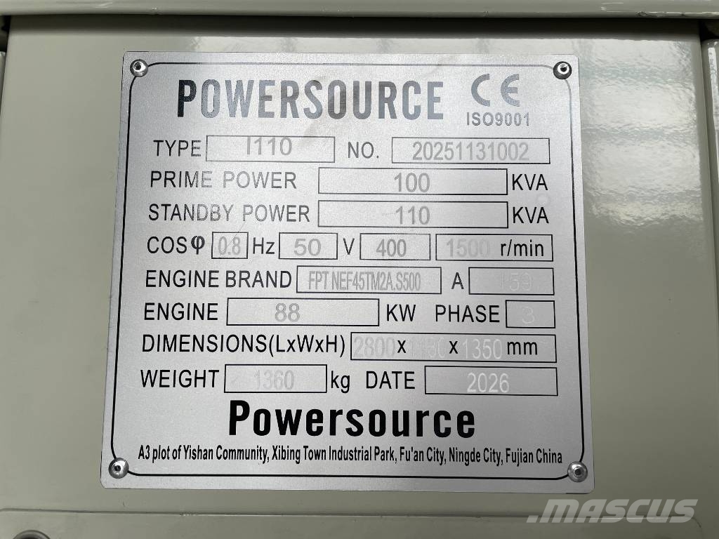 Iveco NEF45TM2A - 110 kVA Generator - DPX-19791 Dizel agregati
