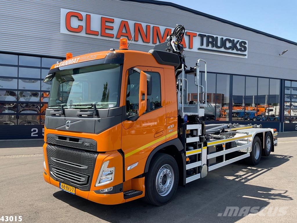 Volvo FM 430 HMF 23 Tonmeter laadkraan Lastväxlare/Krokbilar