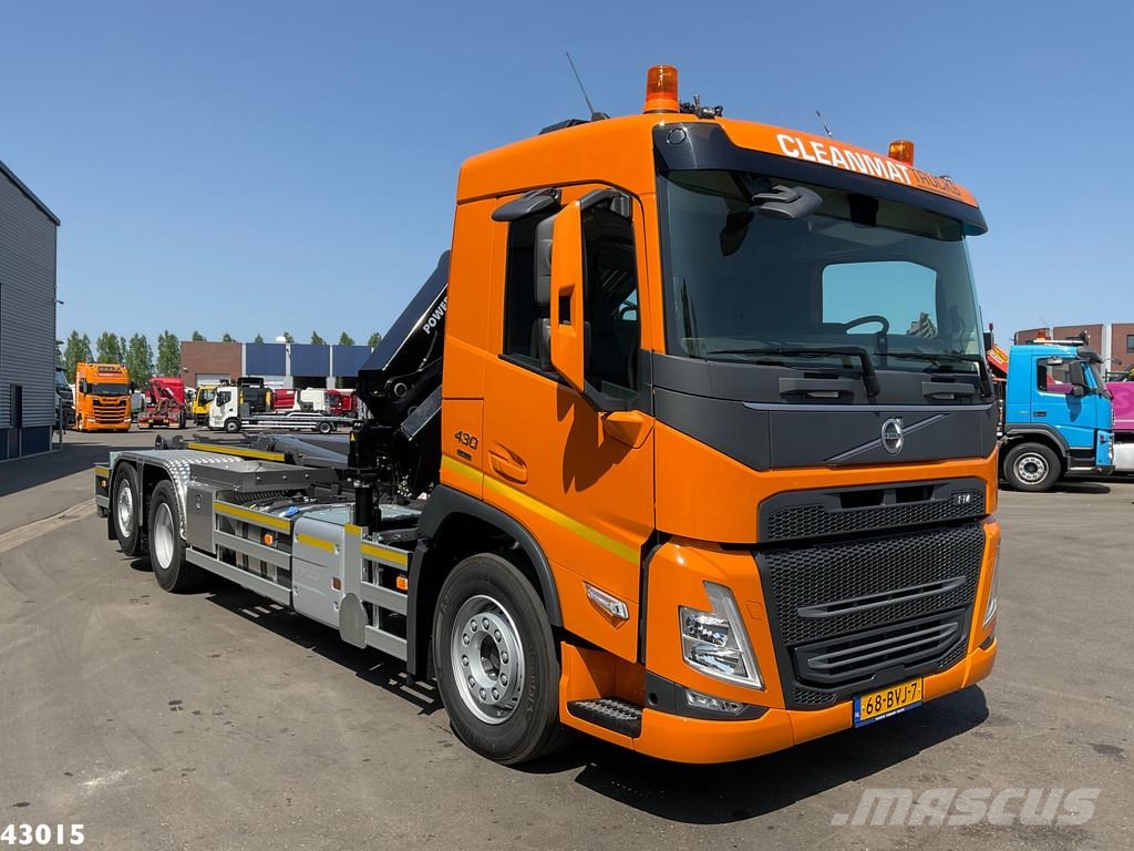 Volvo FM 430 HMF 23 Tonmeter laadkraan Lastväxlare/Krokbilar
