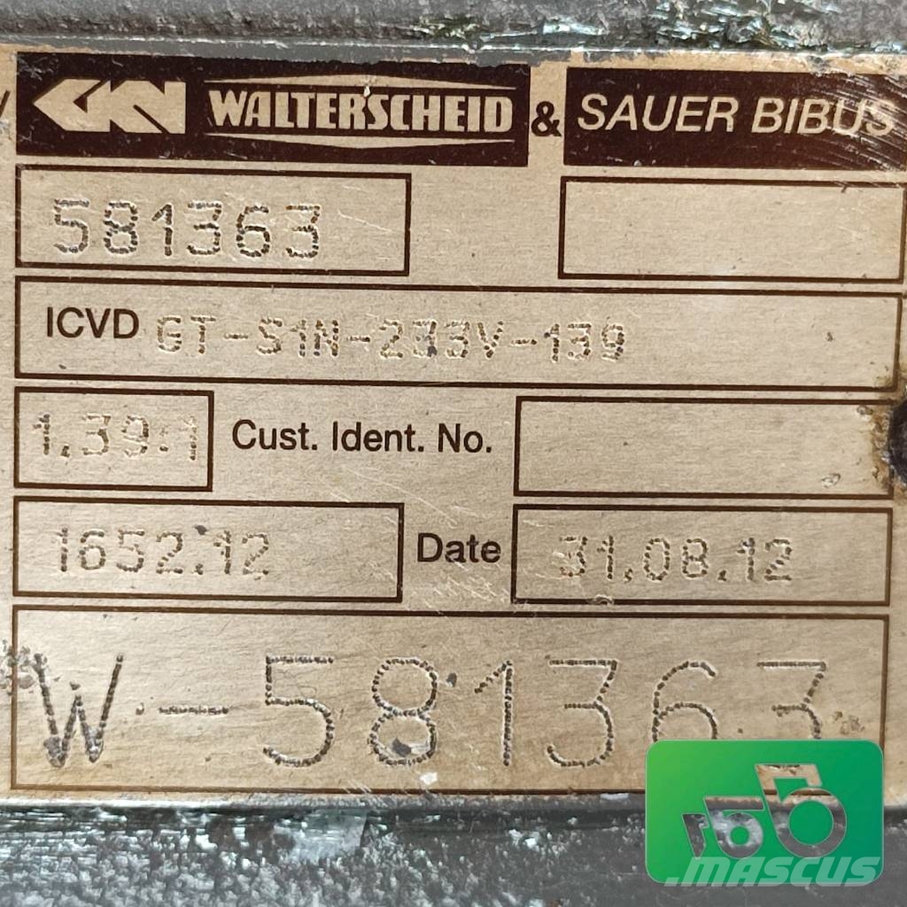 CLAAS Scorpion 6030 Gearbox 581363 Sauer Bibus GT-S1-233 Μετάδοση κίνησης