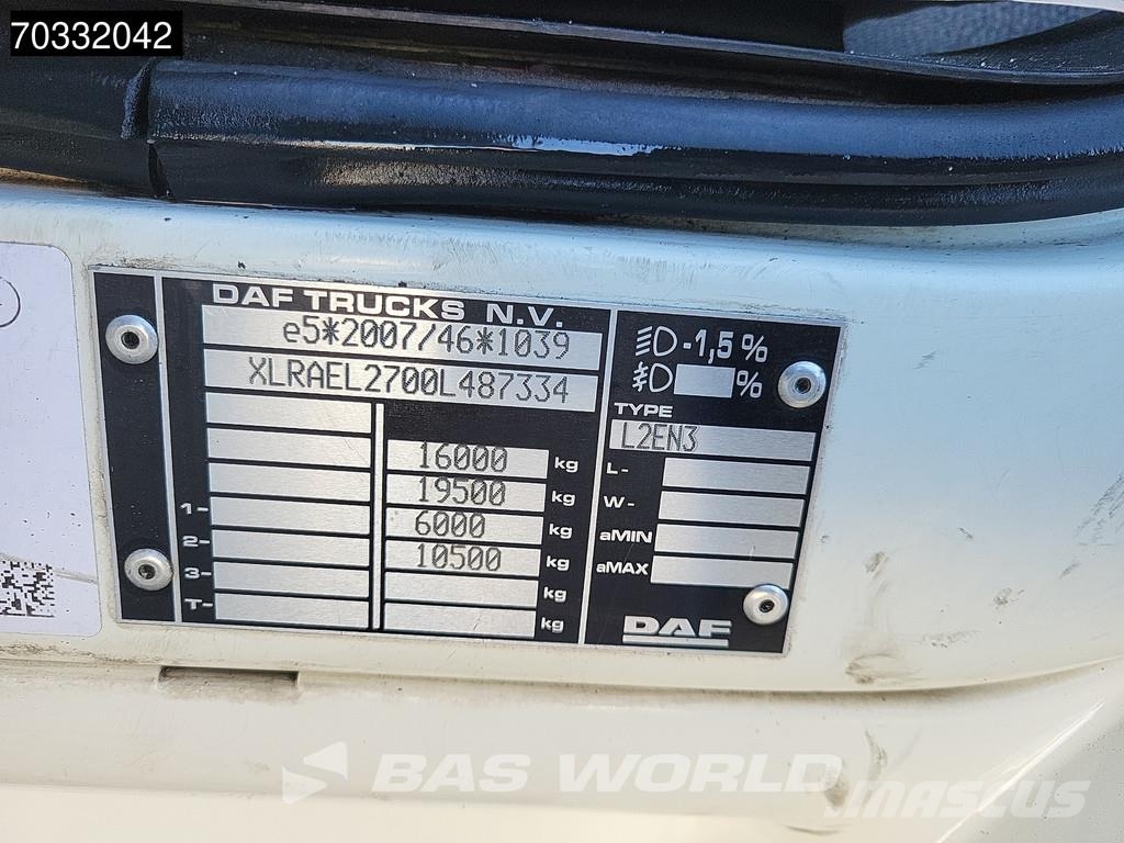 DAF LF 260 LF 4X2 NL-truck APK 16tonner 2000kg Tailgat Box body trucks