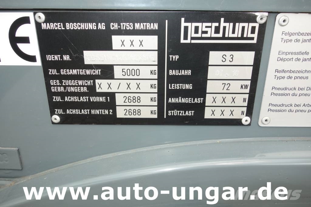 Boschung S3 Wasserfass Kipper 4-Rad-Lenkung Multicar Kommu Utility porta attrezzi