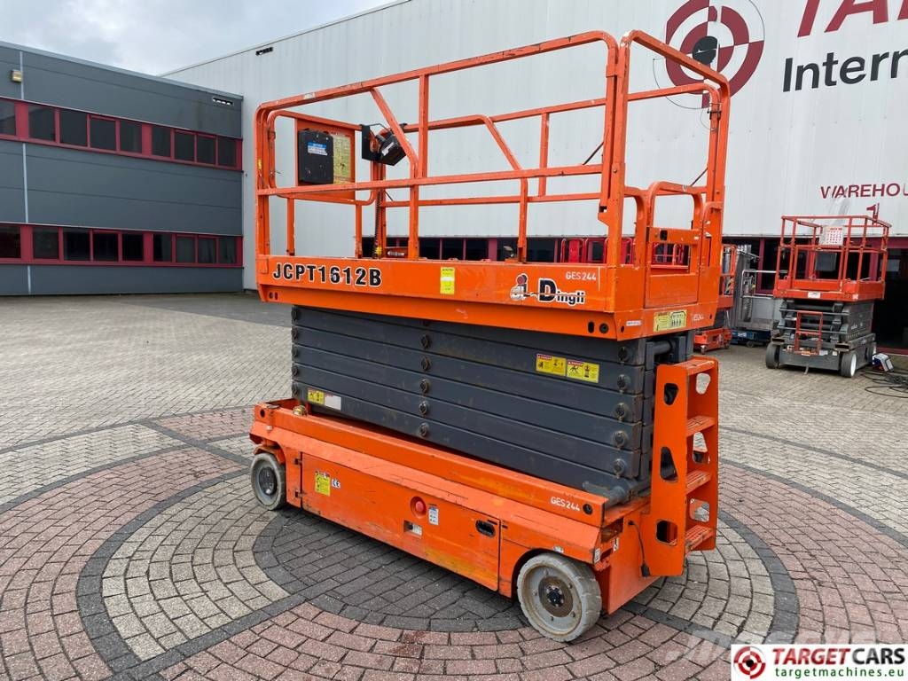 Dingli JCPT1612DCB Electric 1612 Scissor Work Lift 1570cm Plataformas tijera