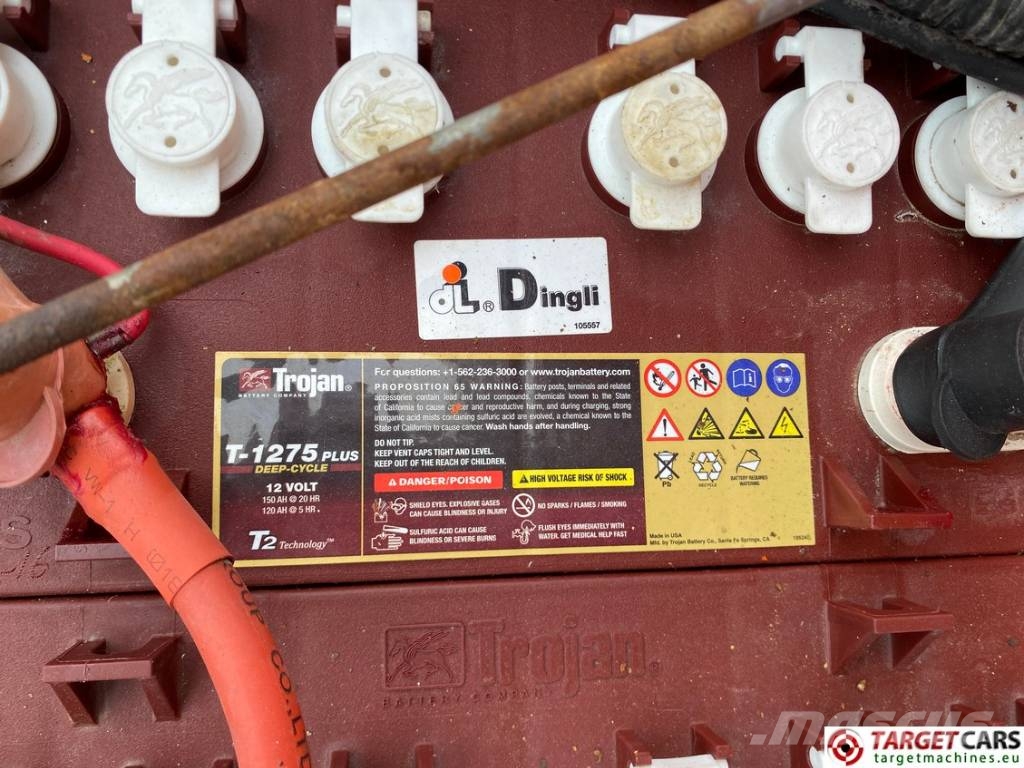 Dingli JCPT1612DCB Electric 1612 Scissor Work Lift 1570cm Plataformas tijera