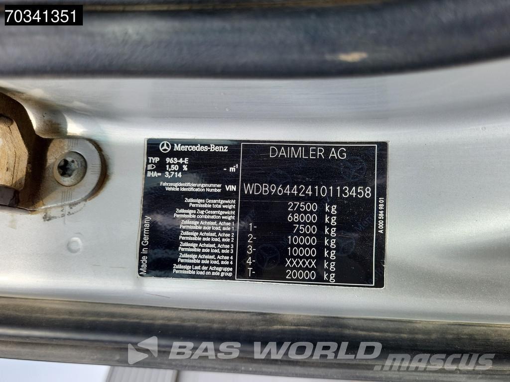 Mercedes-Benz Arocs 2651 6X4 Hydrodrive! ClassicSpace Retarder B Sattelzugmaschinen