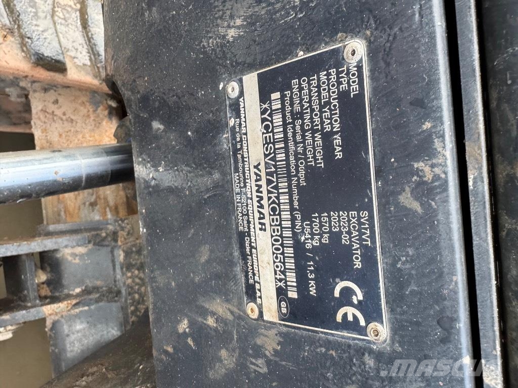 Yanmar SV17 (00564) *B02 Mini rýpadlá < 7t