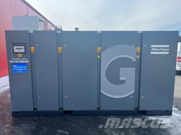 Atlas Copco GA 132 VSD Compressor, Kompressor Compressors