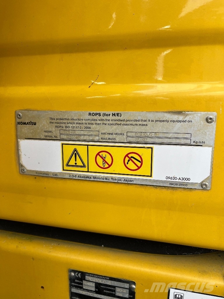 Komatsu PC 210 LC-8 履带挖掘机