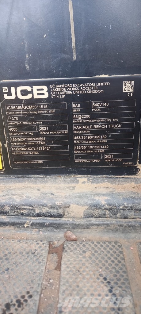 JCB 540-140 Telescopic handlers