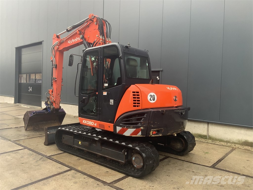 Kubota KX 080-4 Midi excavators 7t - 12t