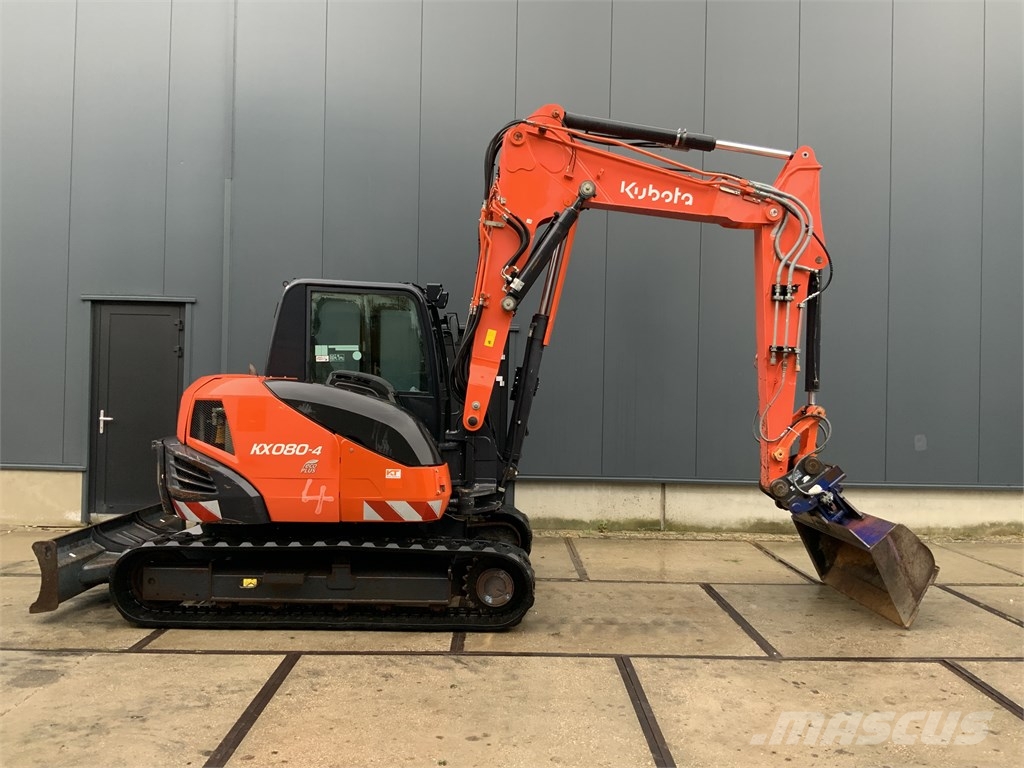 Kubota KX 080-4 Midi excavators 7t - 12t