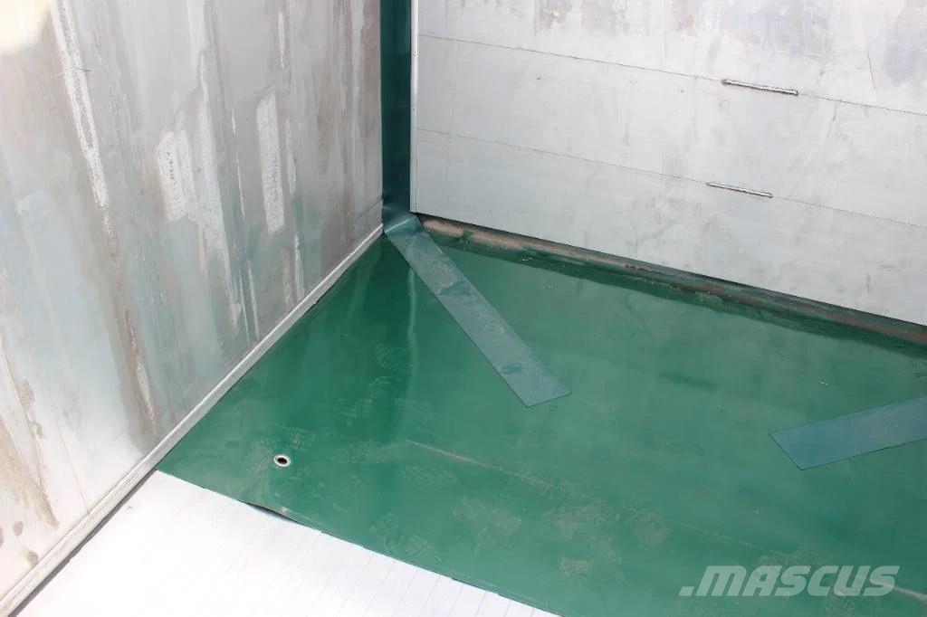 AMT WF410 4 akslet 101 m3 15 m walking floor trailer أنصاف المقطورات ذات سطح متحرك