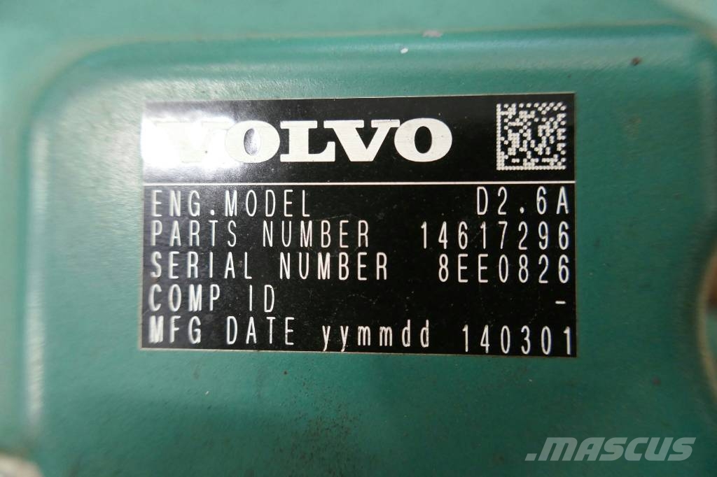 Volvo ECR58 Motor komplett D2.6A - VOE14617296 Hidráulicos
