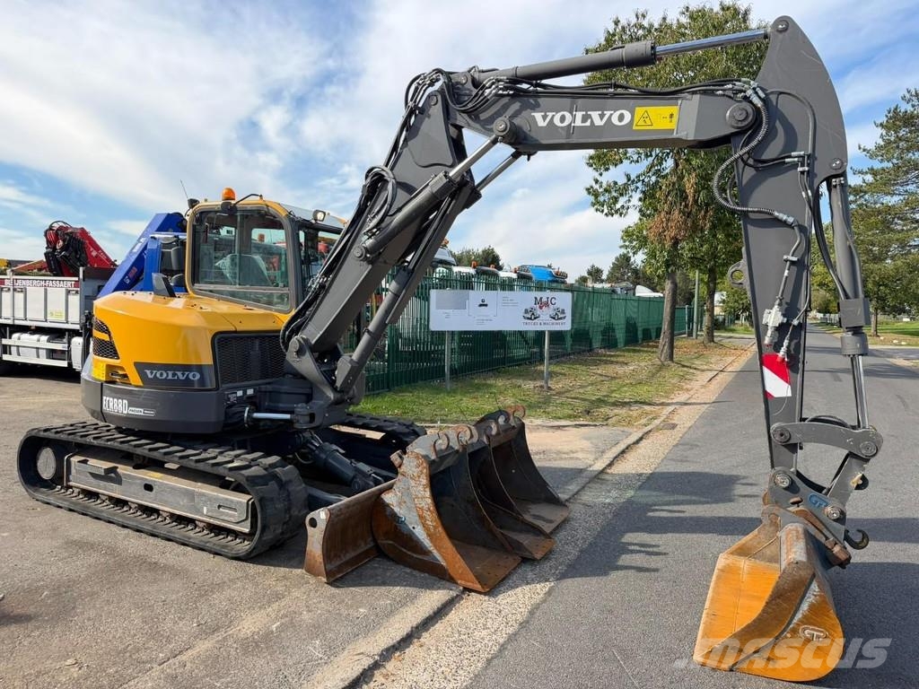 Volvo ECR 88 D TRIPPLE ARM / Verstellausleger - *999h* O Midibagger 7t - 12t